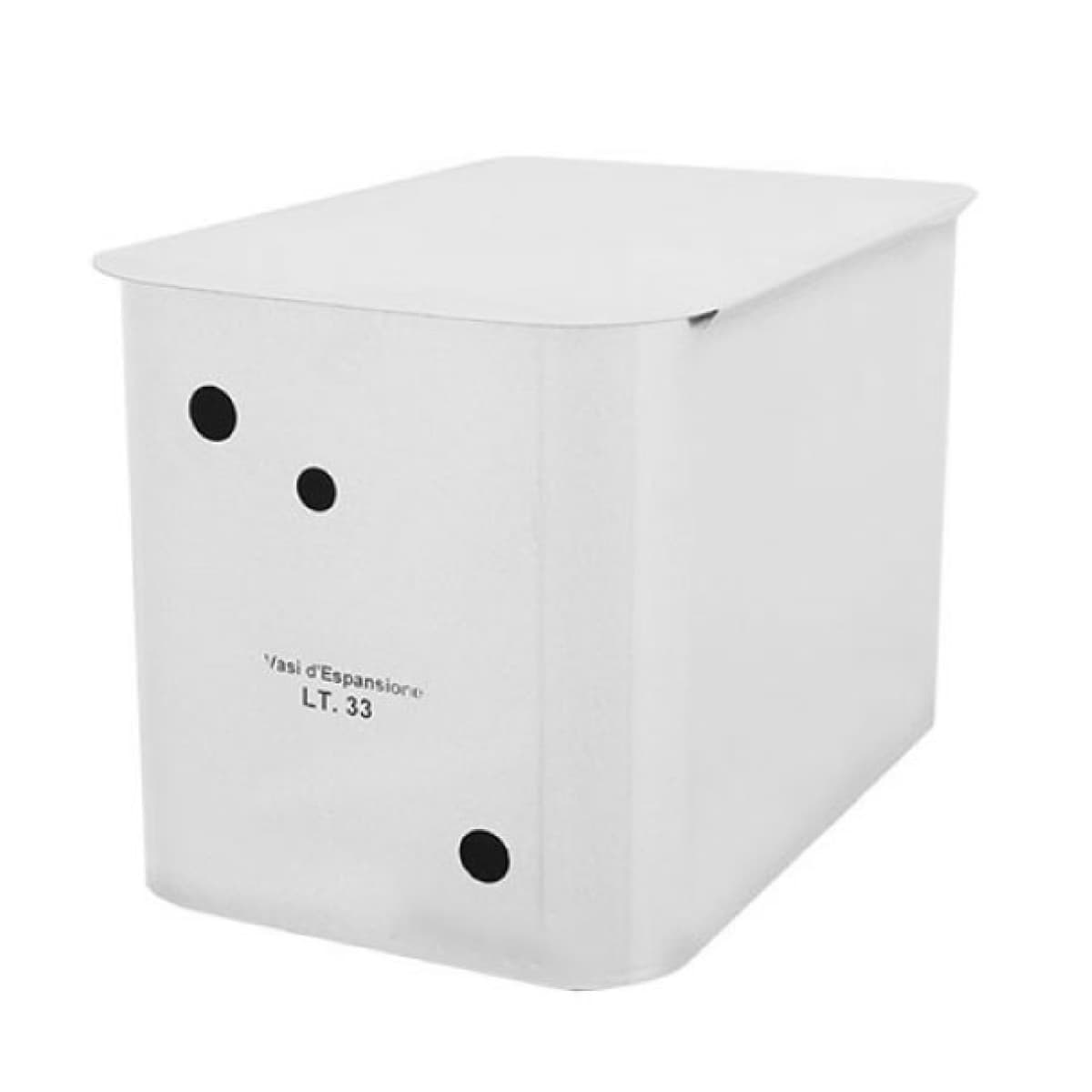 Vaso Espansione Aperto in Acciaio INOX AISI 304 Senza Raccordi Lt 33 EUF - 2