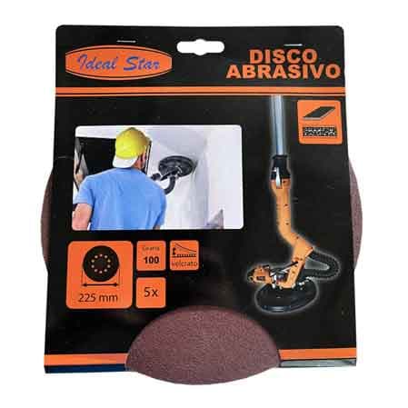 Disco Abrasivo Velcrato per Levigatrice Ideal Star Ø 225 Grana Conf 0042106 - 2