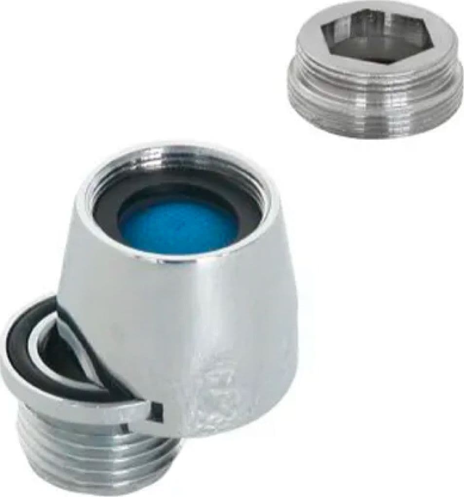 Aeratore Rubinetto Cromato con Raccordo a Baionetta Mm 24 x 1 HID - 2