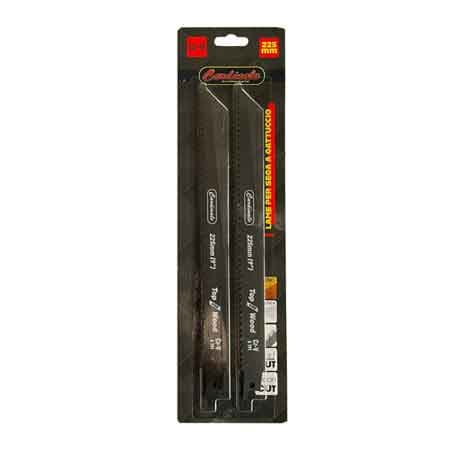 Lama per Legno di Ricambio per Sega a Gattuccio Cardinale 225 Conf 2 Pezzi - 2