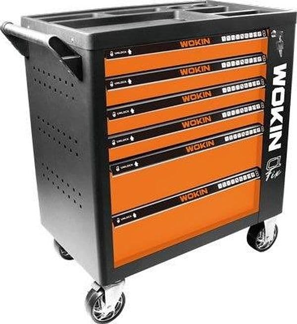 Carrello Portautensili Vuoto 901501 Wokin Cm 84X46,5 H.cm 88,5 - 2