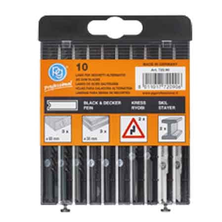 Set Lame per Seghetto Alternativo Att. Black & Pg Professional 10 Pezzi - 2
