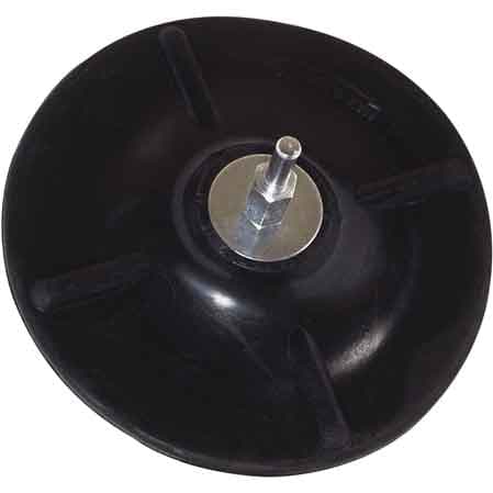 PLATORELLO DI GOMMA PER TRAPANI Ø 125 mm - PG PROFESSIONAL - 2