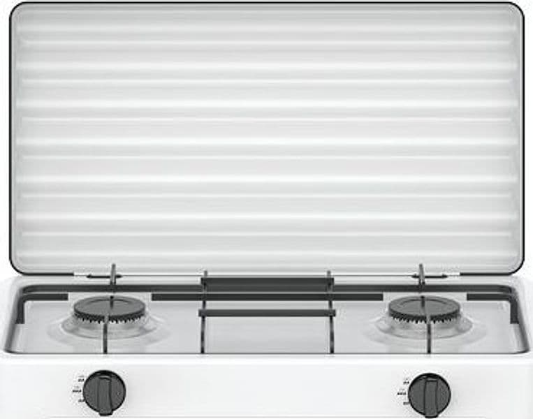 Fornello Gas Flame 2 Domus Acciaio Verniciato Bruciatore 2 kW 4,4 - 2