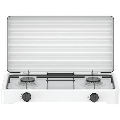 Fornello Gas Flame 2 Domus Acciaio Verniciato Bruciatore 2 kW 4,4 - 2