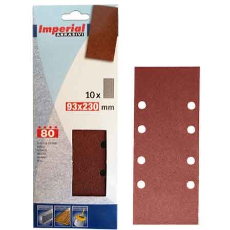 Foglio Abrasivo 93 x 230 mm Grana 80 Imperial Abrasivi 10 Pezzi - 2