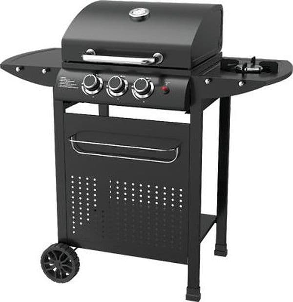 Barbecue Gas Mambo 2 con 1 Domus Fuochi 2 con 1 cm 106X57 H.cm 103