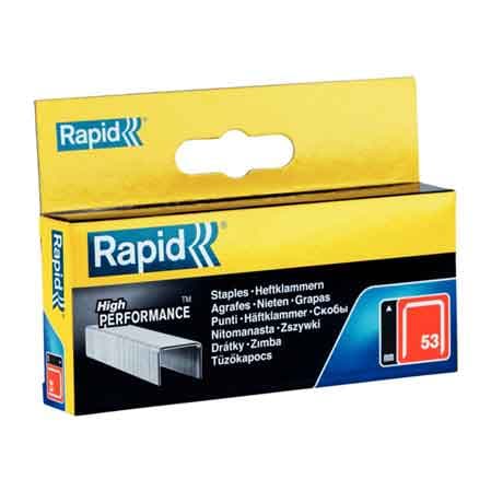 Graffe per Fissatrice Manuale N° 53 per Codice Rapid H. 6 mm 5000 Pezzi - 2