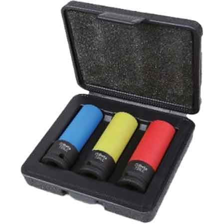 Set Chiavi a Bussola Macchina con Inserti Polimerici Art. 720LC C3 3 Pezzi - 2