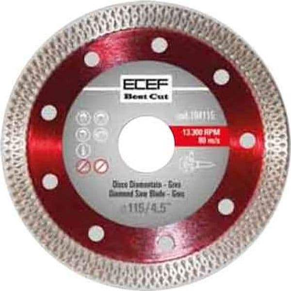 Disco Diamantato per Gres Turbo Ø 230 x 2 mm Ecef - 2