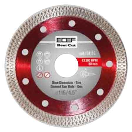 Disco Diamantato per Gres Turbo Ø 115 x 1,3 mm Ecef - 2