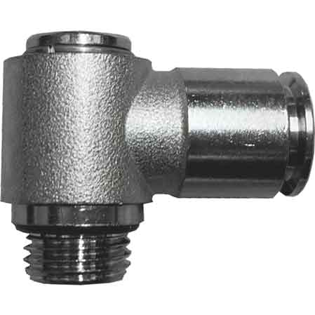 Raccordo Girevole a L ¼X10 Mm Spiralflex 10 Pezzi - 2