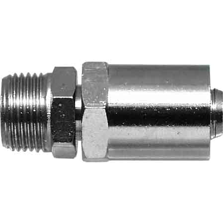 Attacco Maschio con Portagomma Ø 8 x 17 mm Spiralflex Fil. ¼ 10 Pezzi - 2