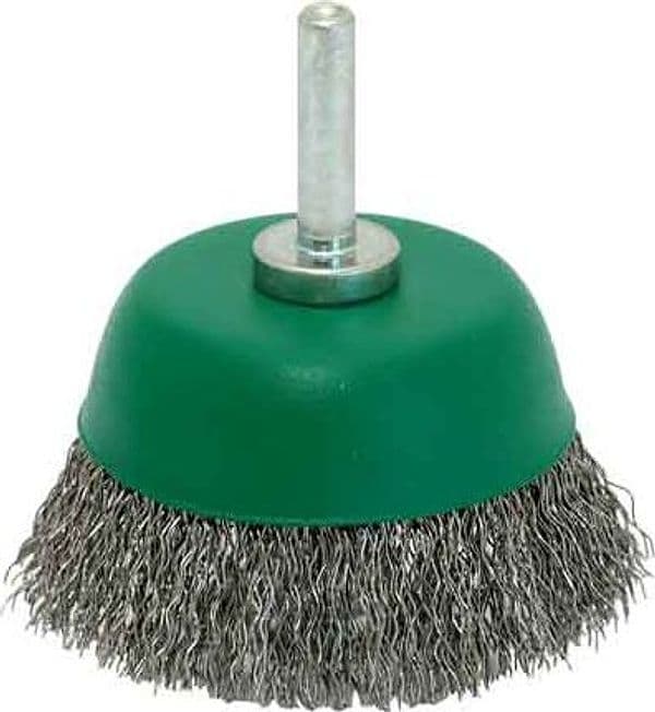 Spazzola a Tazza Inox con Gambo Sit Ø 75 mm - 2