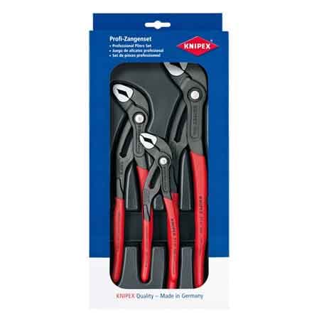 Kit Pinze Regolabili Poligrip Cobra Knipex 3 Pezzi - 2