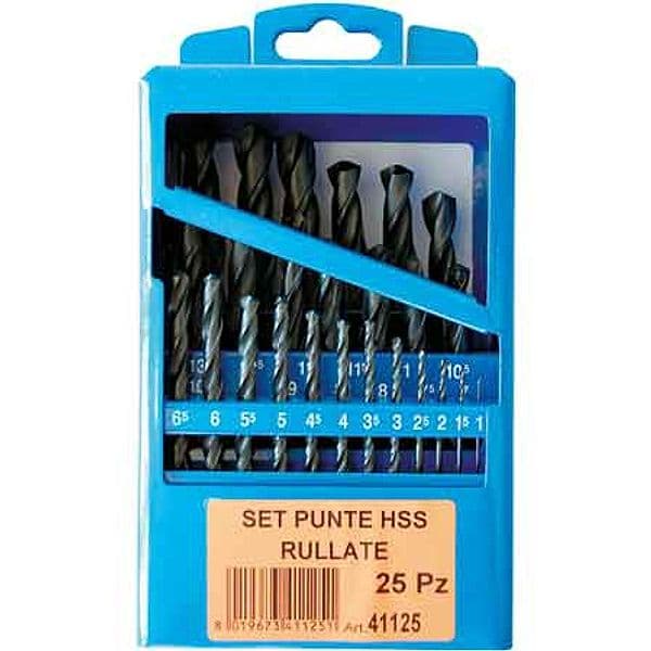 Serie Punte Rullate per Ferro in Cassetta Ecef 1÷13 mm 25 Pezzi - 2