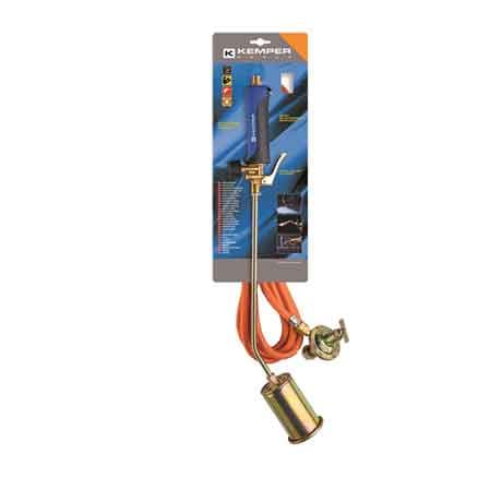 CANNELLO DA RISCALDO C/LEVA IN KIT KEMPER 63 cm - Bruciatore Ø 45 mm - Tubo 10 mt - KEMPER - 2