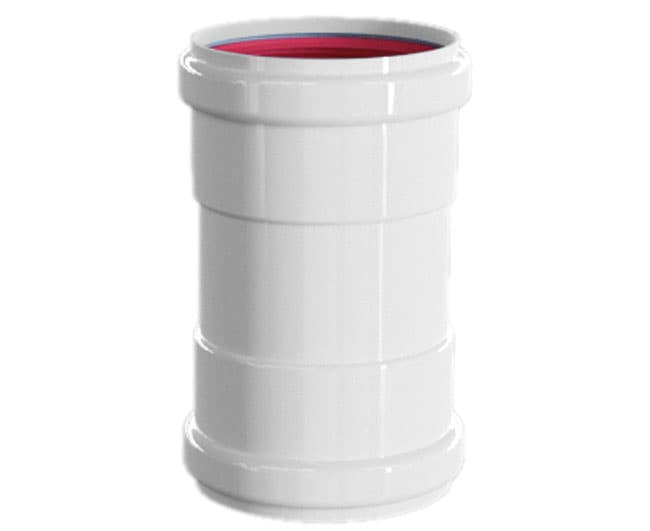 Manicotto Alluminio Estruso Bianco 13 cm Ø 80 PUCCI - 2