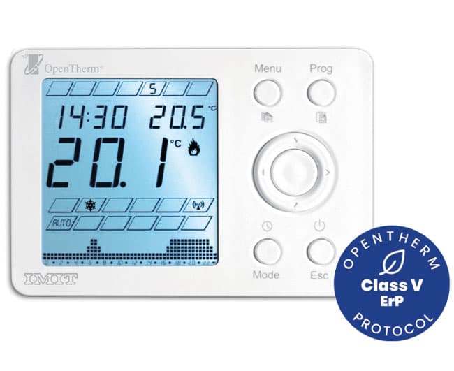 Cronotermostato Digitale Settimanale Techno Wpt Opentherm IMIT - 2