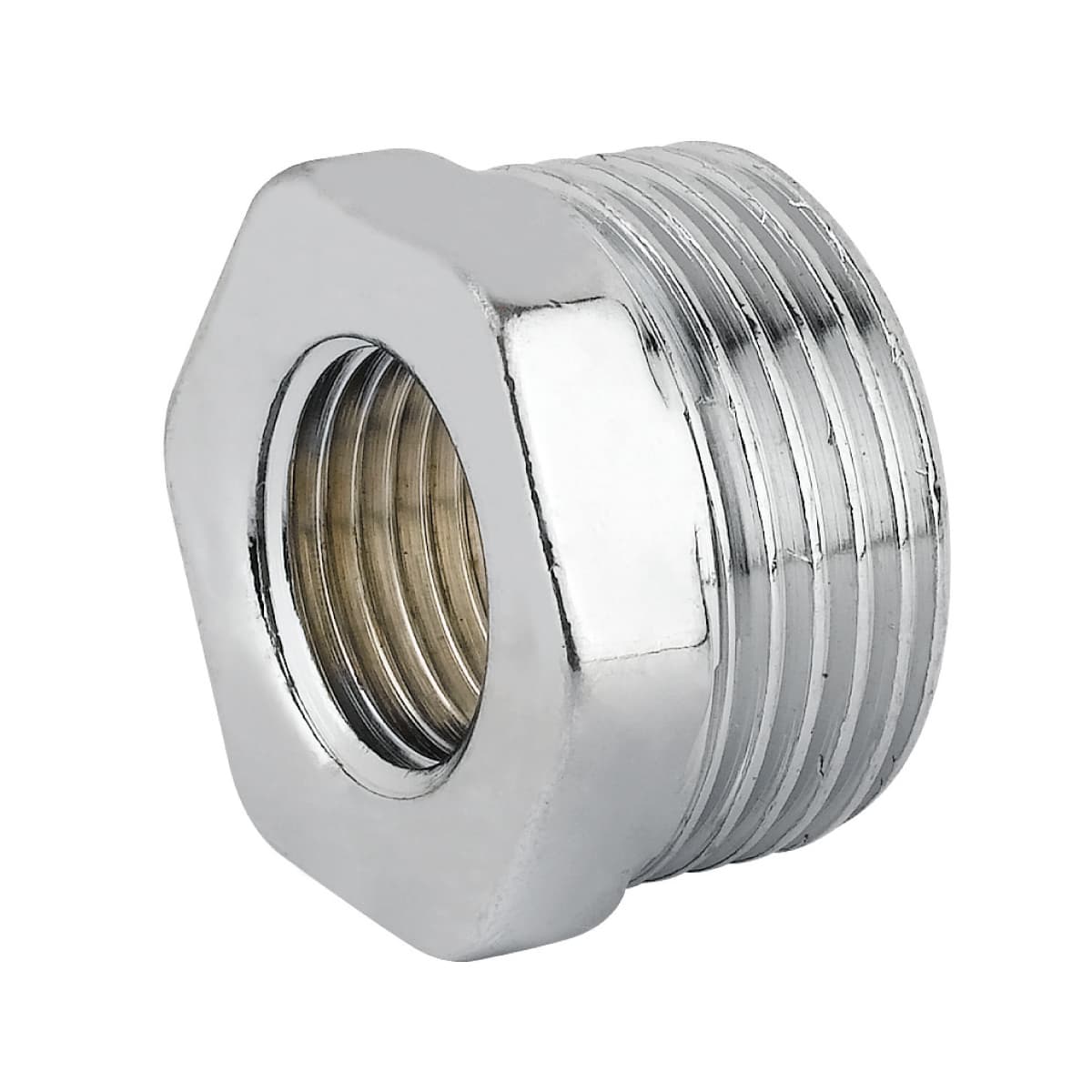 Raccordo di Riduzione Maschio Femmina Ottone Cromato Tiemme Raccorderie - 2