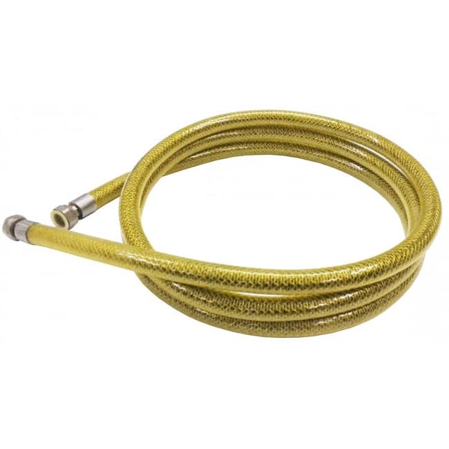 Flessibile INOX Rivestito per Gas Doppia Femmina Mm 4000 Idroweb - 2
