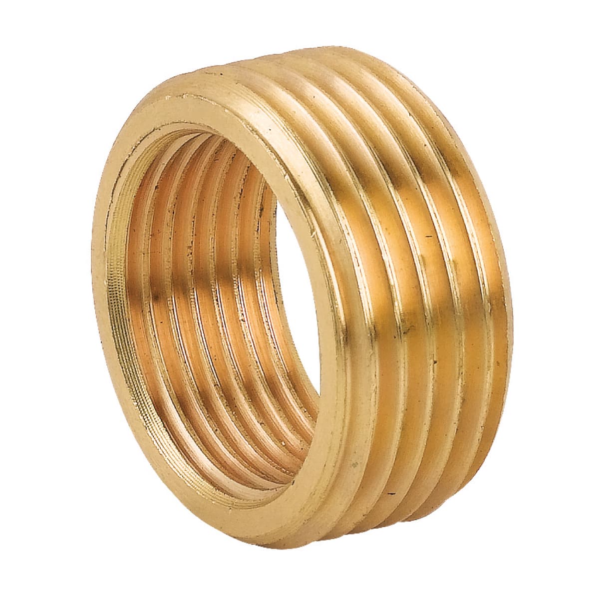 Ghiera Ridotta in Ottone Giallo Serie 1500 1/2 x 3/8 Tiemme Raccorderie - 2