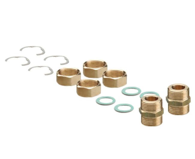 Kit Collegamento per Twin Solar System Slim DN16 x ¾ Tiemme Raccorderie - 2