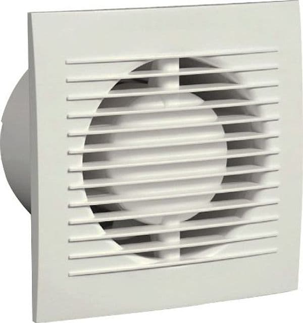 Aspiratore Elettrico in ABS Bianco Ø 100 140X140MM Vecam co - 2