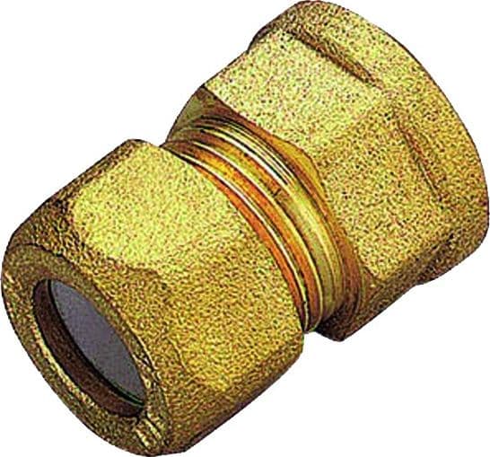 Raccordo Diritto Femmina con Ogiva in Ptfe per Tubo Rame Tiemme 2021 212 - 2