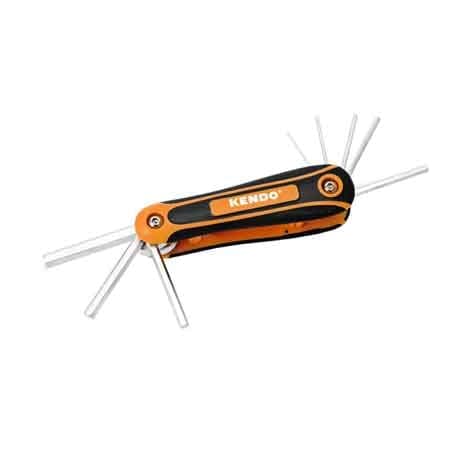 Set Chiavi Maschio Esagonali Kendo 1,5 2,5 3 4 5 6 8 mm 8 Pezzi - 2