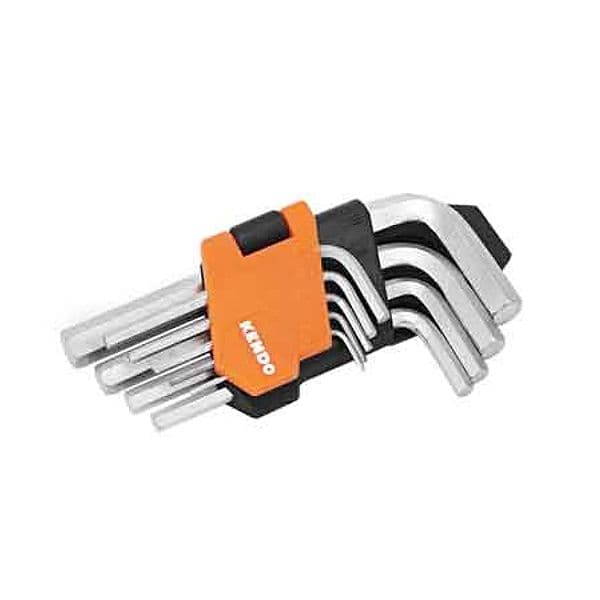 Set Chiavi Maschio Esagonali Kendo 1,5 2,5 3 4 5 6 8 10 mm 9 Pezzi - 2