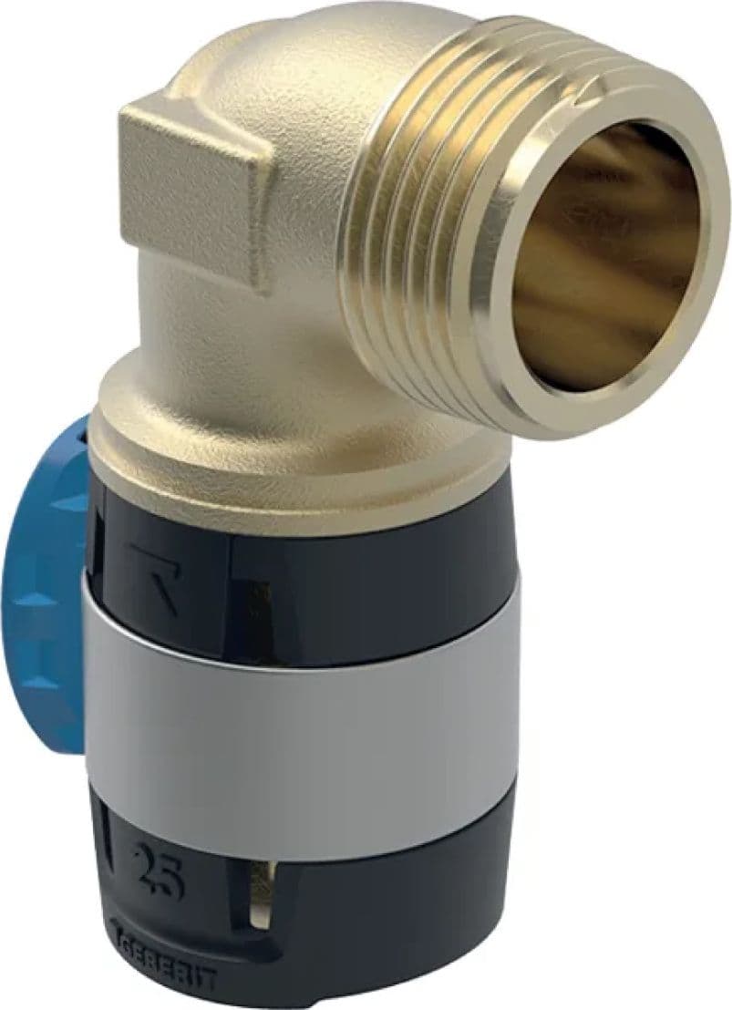 Curva di Passaggio 90 ° Flowfit con Filetto Maschio Geberit - 2