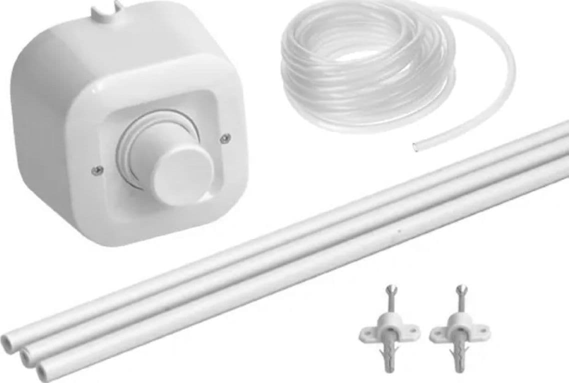 Pulsante Pneumatico per Cassette Esterne Bianco KARIBA - 2