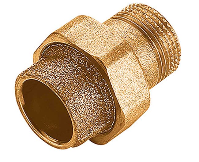 Bocchettone a Saldare Maschio Femmina in Bronzo Serie 4000 ¾ Ø 22 Fra bo - 2