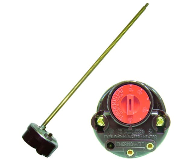 Termostato ad Asta per Scaldabagno 15A 250 V Thermowatt - 2