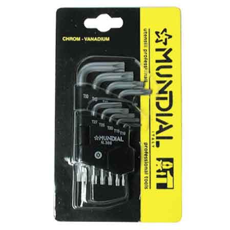 Serie Chiavi Maschio Torx Mundial (Tx 10÷15) 9 Pezzi - 2