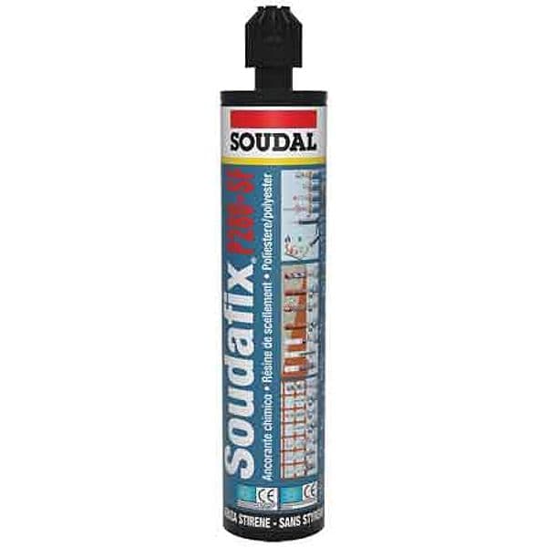Ancorante Chimico Soudafix P280 Sf 300 ml Soudal Grigio - 2