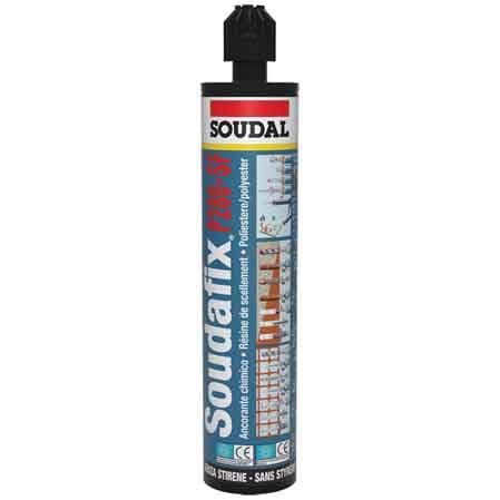 Ancorante Chimico Soudafix P280 Sf 300 ml Soudal Grigio - 2