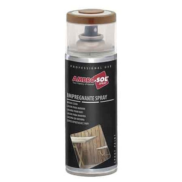 Impregnante per Legno Spray Ambrosol 400 ml Teak 6 Pezzi - 2