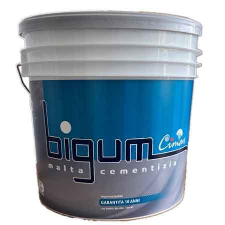 Malta Cementizia Impermeabilizzante Bigum 15 kg Cimar - 2