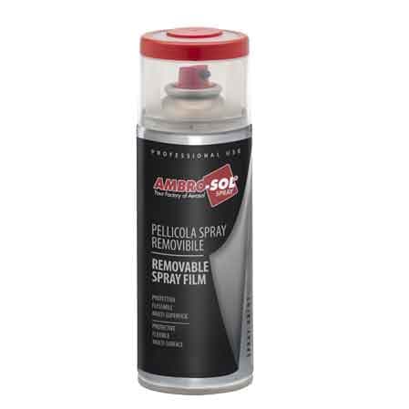 Pellicola Spray Removibile Ambrosol 400 ml Trasparente Opaco 6 Pezzi - 2