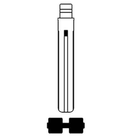 Inserto Chiave per Radiocomando TOY49CH Silca - 2
