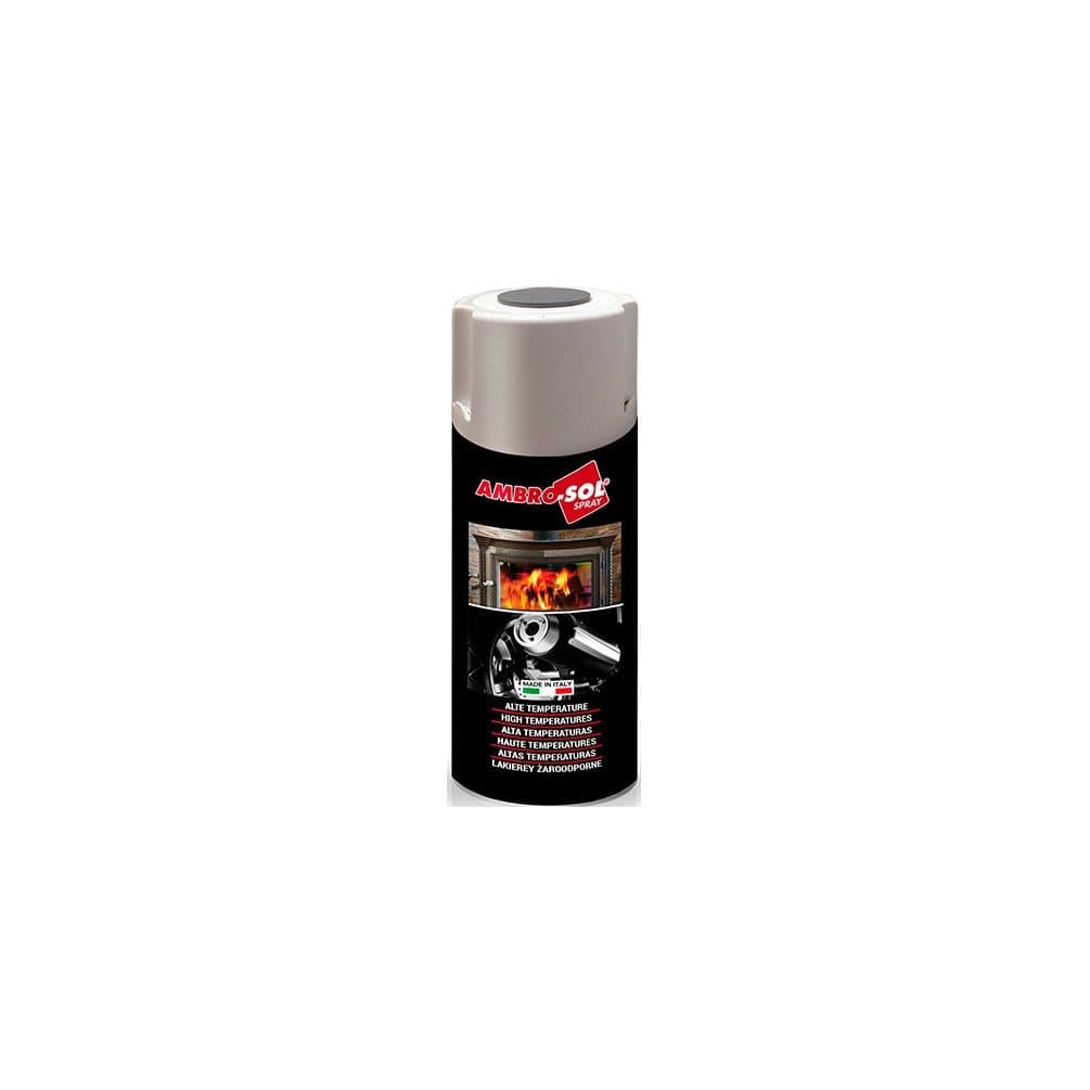 Smalto Spray Alte Temperature 400 ml Ambrosol Alluminio 6 Pezzi – Ambro-Sol
