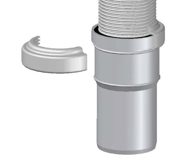 Raccordo Tubo Flex Rigido Ø 80 - 2