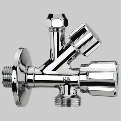 Rubinetto Combinato Sottolavabo e Lavatrice Ø 10 ¾ x ½ Va Albertoni - 2