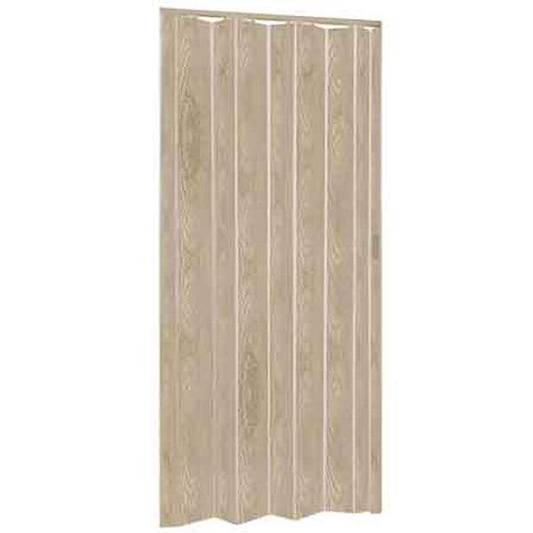 Porta a Soffietto Effetto Legno in Rilievo Cm 84 x 215H Col Palissandro - 2