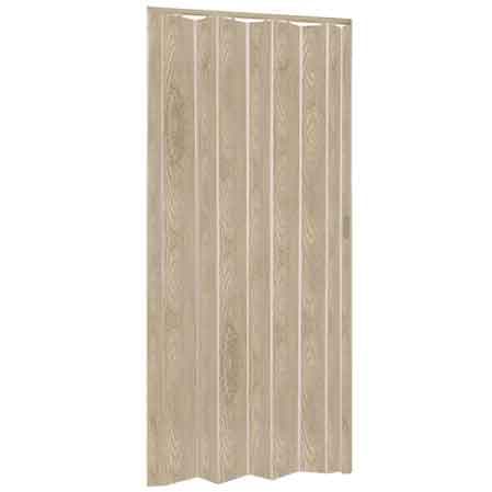 Porta a Soffietto Effetto Legno in Rilievo Cm 84 x 215H Col Palissandro - 2