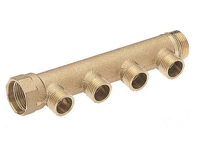 Collettore Lineare in Ottone per Riscaldamento Maschio Femmina ¾ x 4 Icma - 2