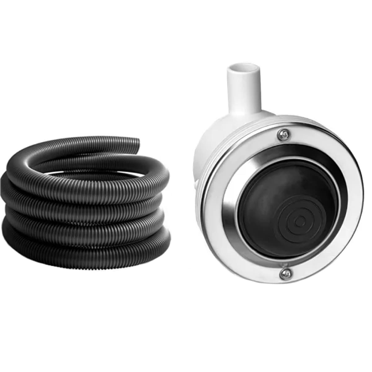 Pulsante Pneumatico ad Incasso a Pedale Cromo Pucciplast - 2