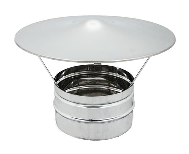 Cappello Cinese Monoparete Acciaio INOX AISI 316 Ø 250 Europrofil - 2